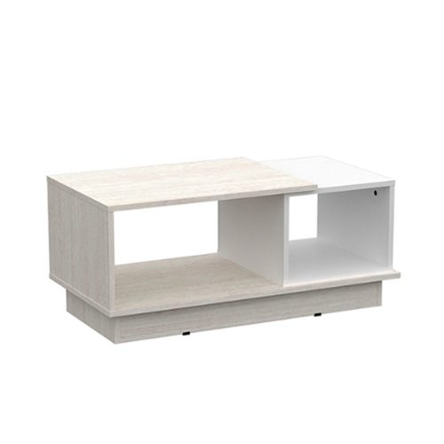 Mesa Centro Linea Milenial Color Venezia Y Blanco Mosconi